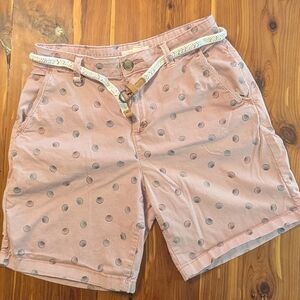 Esprit Pink Shell-Print Women’s Bermuda Shorts